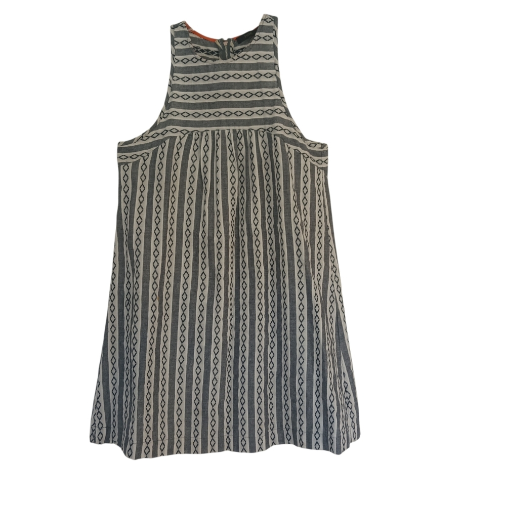 THML Striped Embroidery Mini Dress Size XS
